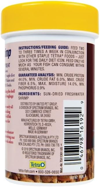 Tetra BabyShrimp 035 Ounce Natural Shrimp Treat For Aquarium Fish 033197 - Image 2