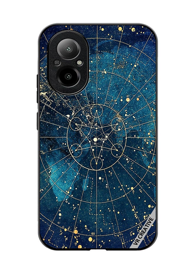 VR CREATIVE Protective Case Cover For Realme C67 4G Zodic And Astrology Design  Multicolour - Image 1