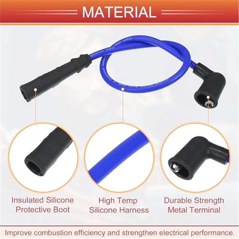 Vuzmode Car Spark Plug Ignition Coil Wires Set - Image 2