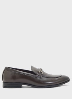 Robert Wood Textured Apron Trim Detail Formal Slip Ons  - Image 1
