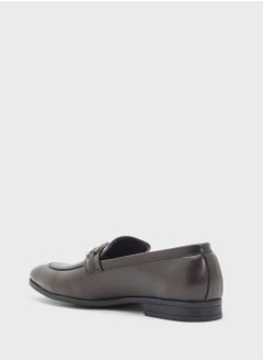 Robert Wood Textured Apron Trim Detail Formal Slip Ons  - Image 2
