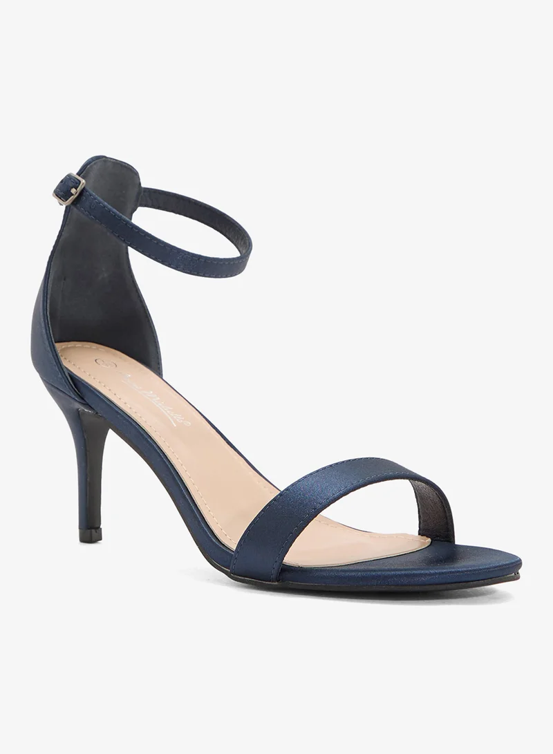 آن ميشيل صندل بكعب متوسط وحزام للكاحل