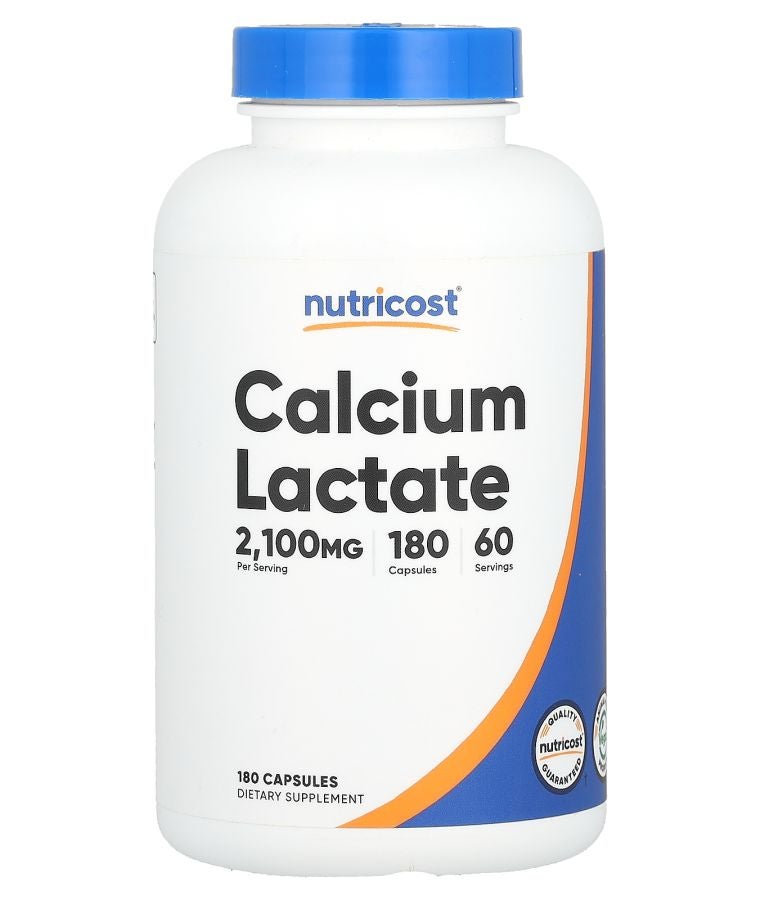 Calcium Lactate 180 Capsules (700 mg per Capsule)