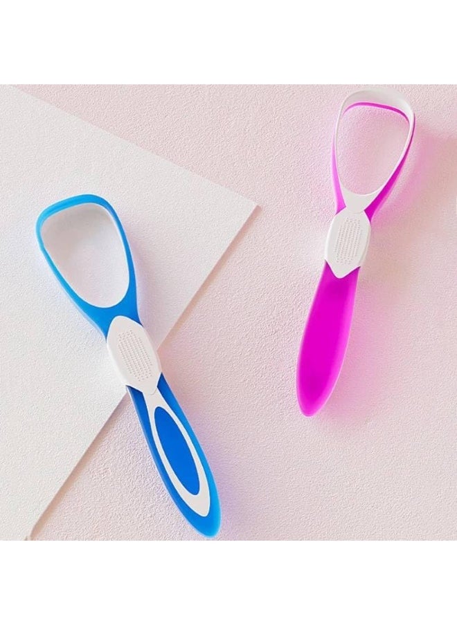 MOMENT MOMENT Tongue Scraper Tongue Cleaner Brush for Adults, Tongue cleaning tongue scraper mild cleaning non-slip soft rubber handle portable fresh breath tongue cleaning Healthy Oral Care, Better Breath  - Image 5