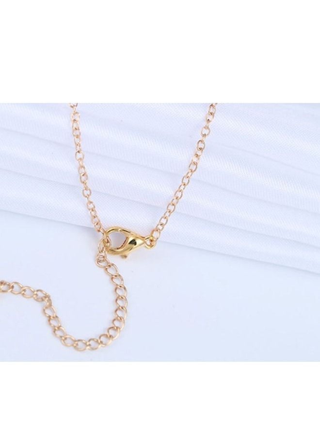 5esha - Elegant women's necklace infinity design studded with shiny crystals - Image 1