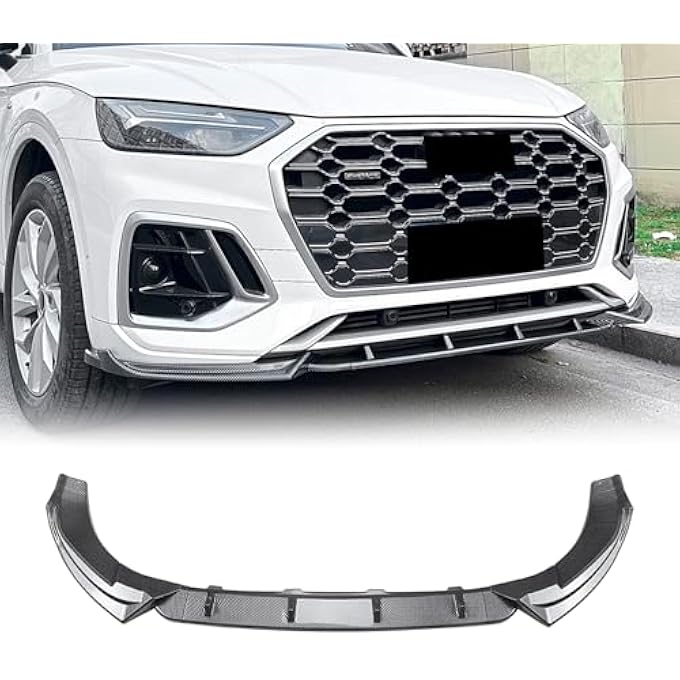 AUSMILA Car Front Bumper Spoiler Lip Body Kit For Audi Q5 FY S Line 2021-2024 - Image 1