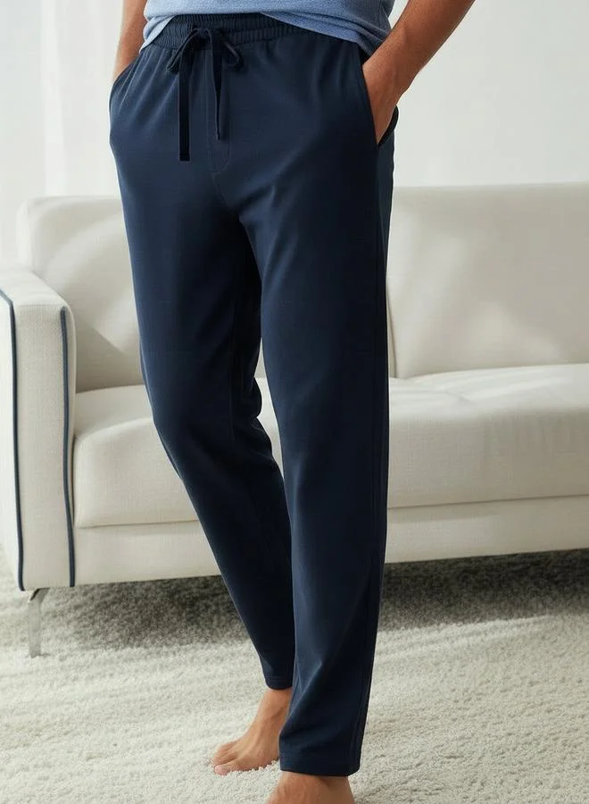 Splash FAV  Men Cotton Textured Drawstring Closure Nightwear Set for Men | Best Price UAE