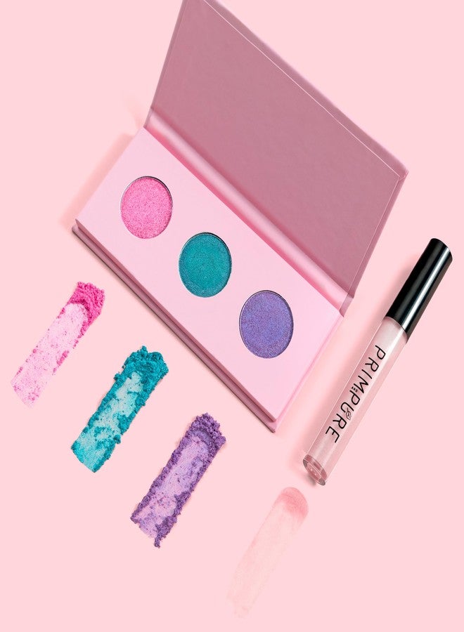 Prim and Pure Natural Mineral Palette | Pressed, Shimmery Eye Makeup Color & Lip Gloss | Vegan & Cruelty Free | Made in USA - Image 5