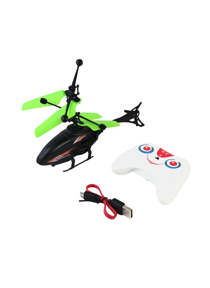 MUMS PLANET Remote Control Helicopter Toy with Smart Hand Sensor - Dazzling LED Light, Easy to Control, Rechargeable, Perfect for Indoor and Outdoor Flying - Remote Control Helicopter with Shock Sensor ((Rechargeable))_ Toy Helicopter_ Kids Remote Control Helicopter_ Kids Flying Toy  - Image 1