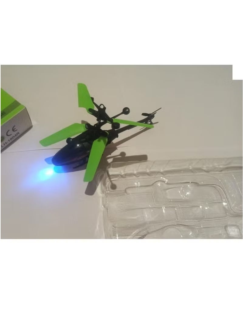 MUMS PLANET Remote Control Helicopter Toy with Smart Hand Sensor - Dazzling LED Light, Easy to Control, Rechargeable, Perfect for Indoor and Outdoor Flying - Remote Control Helicopter with Shock Sensor ((Rechargeable))_ Toy Helicopter_ Kids Remote Control Helicopter_ Kids Flying Toy  - Image 5