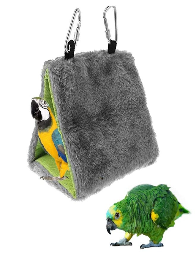 Litewoo Winter Warm Bird Nest House Hammock Hanging Bed Toy Hut Hideaway for Hamster Parakeet Cockatiel Budgie Finch Canary Conure Lovebird Cage Perch Stand - Image 1