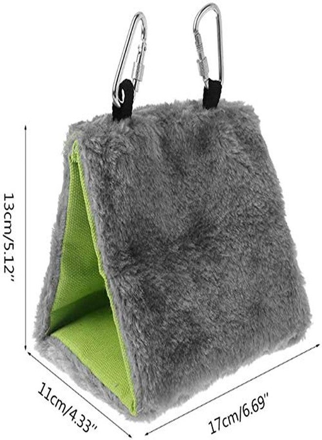 Litewoo Winter Warm Bird Nest House Hammock Hanging Bed Toy Hut Hideaway for Hamster Parakeet Cockatiel Budgie Finch Canary Conure Lovebird Cage Perch Stand - Image 2