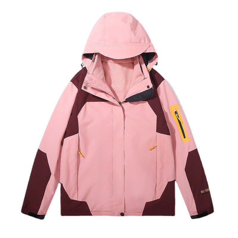 Camel Hjcamel Jacket Men'S Outdoor Jacket Trendy Brand Waterproof Windproof Jacket Couple Same Style - Image 5