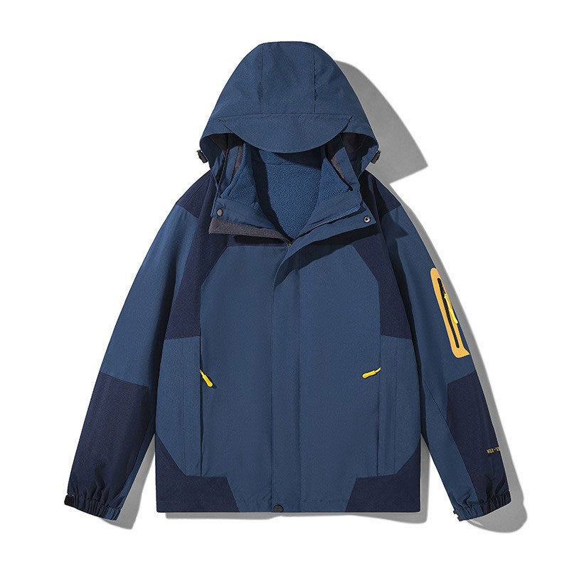 Camel Hjcamel Jacket Men'S Outdoor Jacket Trendy Brand Waterproof Windproof Jacket Couple Same Style - Image 3