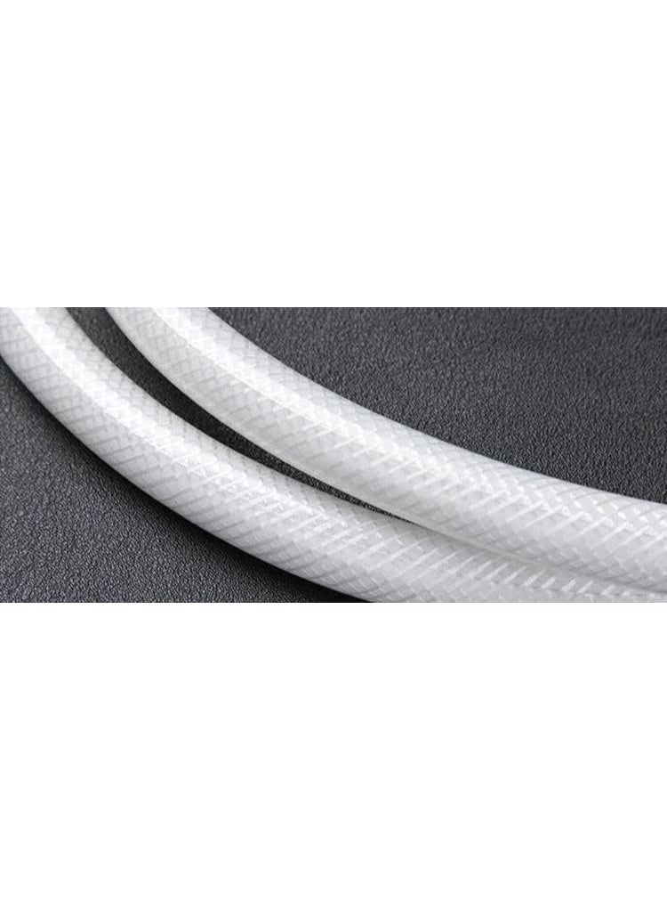 Rubik Shattaf Shower Hose Pipe with Metal connector, High Pressure Anti-twist PVC Explosion-Proof Encryption Bidet Hose (4 Meter) - Image 5