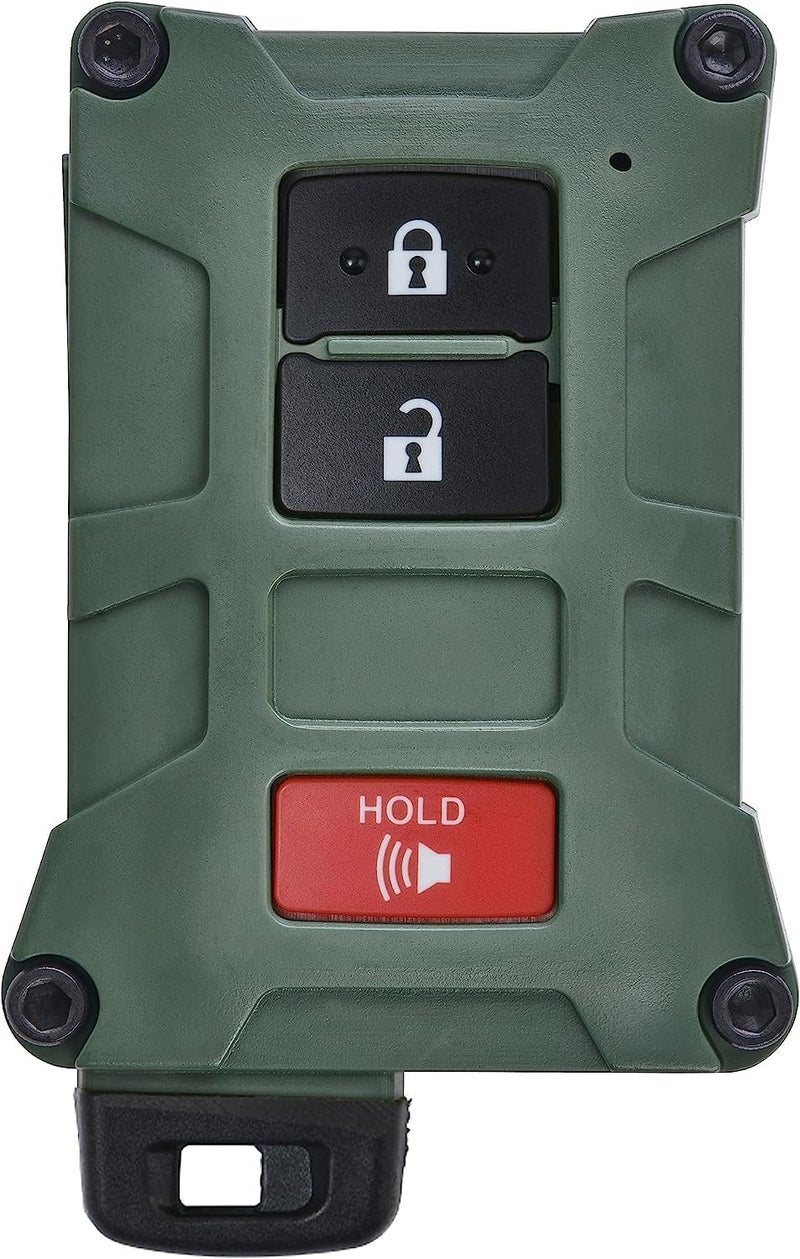 AJT DESIGN Replacement Key Fob Case for Toyota Tacoma, Tundra, 4Runner V1 - Custom Made in USA (Color: Army Green) - Image 1