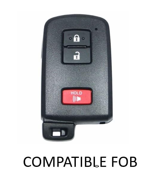 AJT DESIGN Replacement Key Fob Case for Toyota Tacoma, Tundra, 4Runner V1 - Custom Made in USA (Color: Army Green) - Image 3