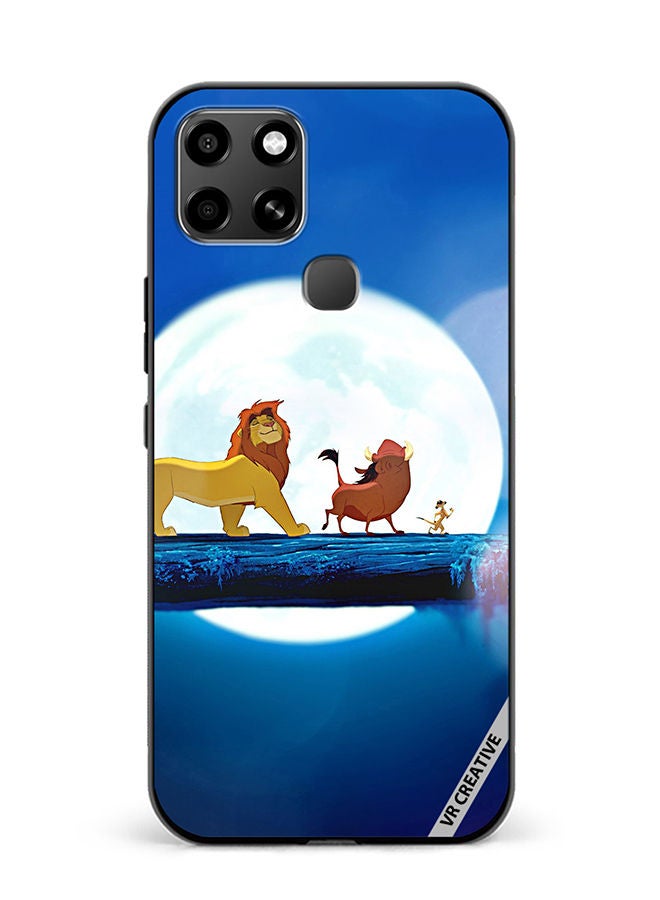 VR CREATIVE Protective Case Cover For Infinix Smart 6 Lion King Design Multicolour - Image 1