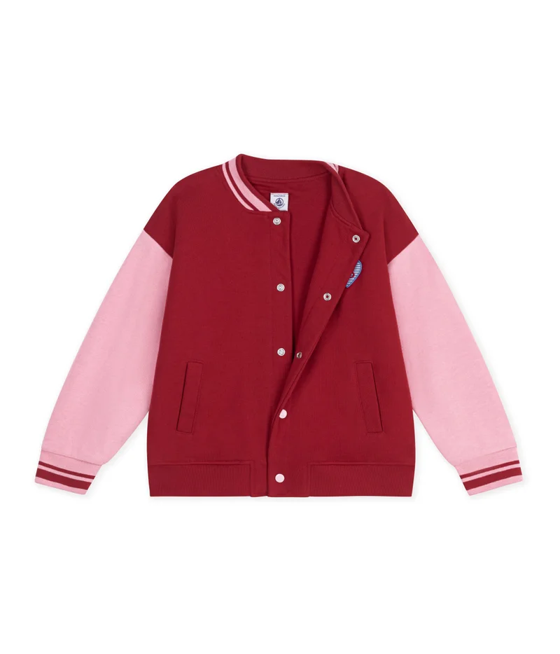 بيتي باتو Children's Varsity-Style Jacket In Colourblock Cotton