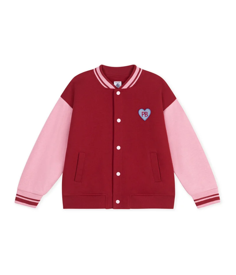 بيتي باتو Children's Varsity-Style Jacket In Colourblock Cotton