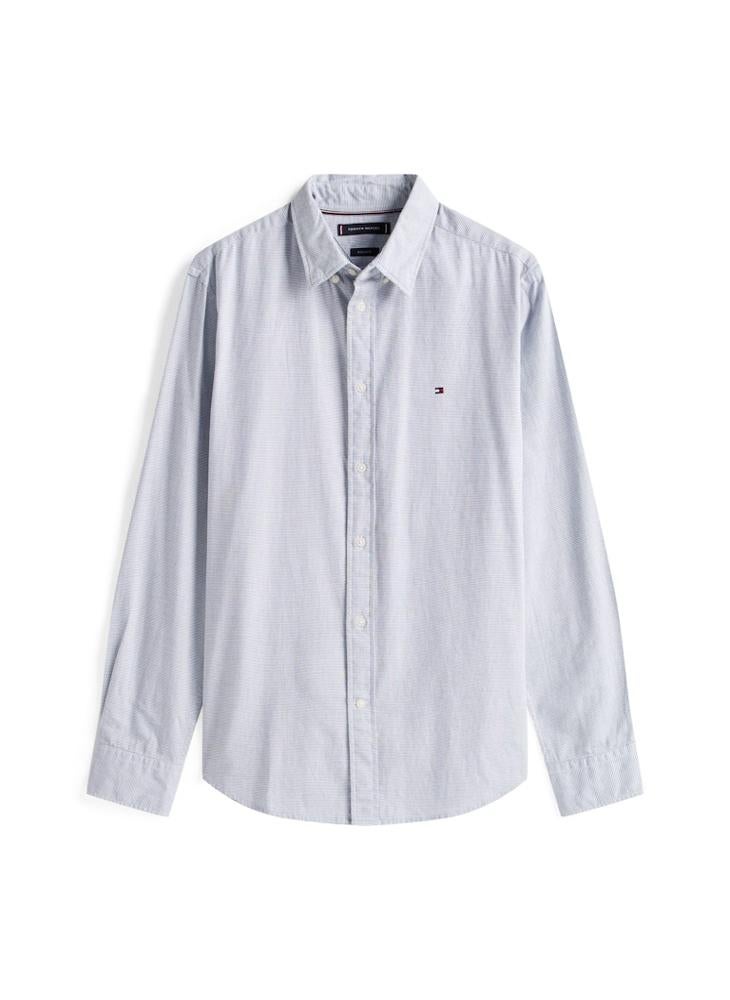 تومي هيلفيغر قميص دوبي بقصة عادية - Image 4
