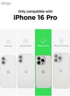 Elago Magnetic Hybrid Clear Compatible with MagSafe for iPhone 16 PRO Shockproof Bumper Raised Camera Protection Case Cover - AMP  - Image 3