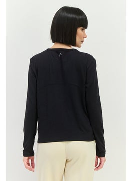 HEAD Women Relaxed Fit Long Sleeve Outdoor Top, Black  - Image 3
