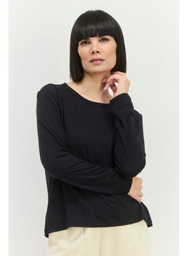 HEAD Women Relaxed Fit Long Sleeve Outdoor Top, Black  - Image 1