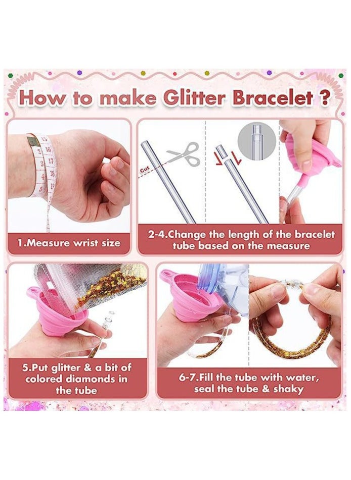 KASTWAVE - Kids Bracelet Making Kits Gifts: Toys Age 5 6 7 8 9 10 Arts and Crafts Sets for Birthday Party Bag Fillers Supplies Toy for 4-11 Year Old Girl Boy Friendship Bracelet Craft Kit Presents1 - Image 1