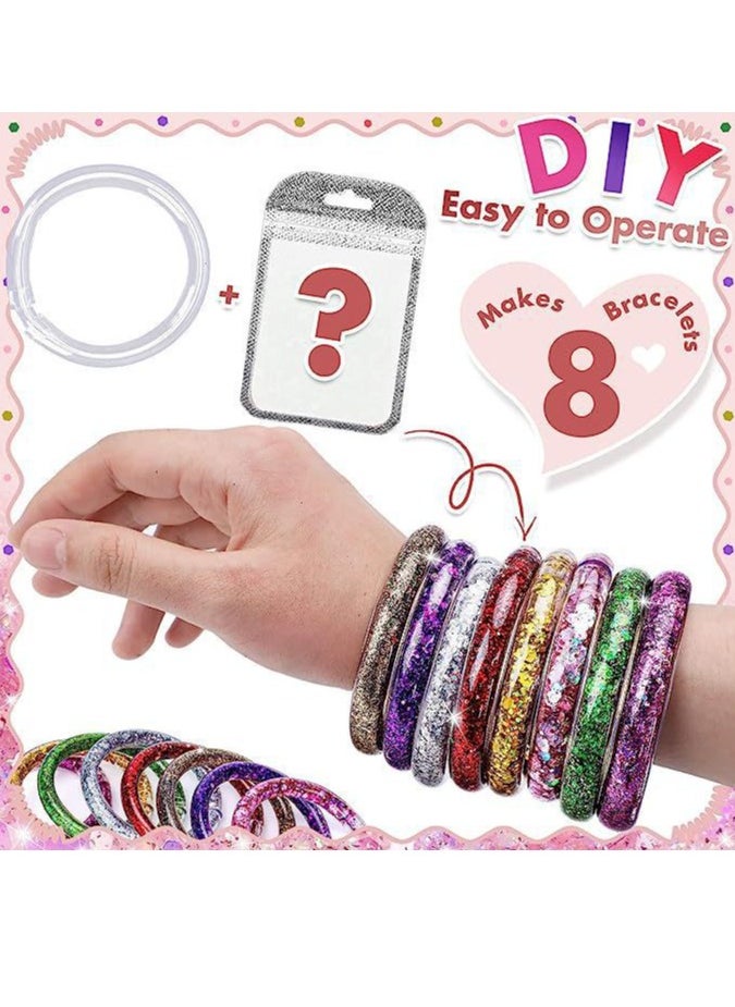 KASTWAVE - Kids Bracelet Making Kits Gifts: Toys Age 5 6 7 8 9 10 Arts and Crafts Sets for Birthday Party Bag Fillers Supplies Toy for 4-11 Year Old Girl Boy Friendship Bracelet Craft Kit Presents1 - Image 1