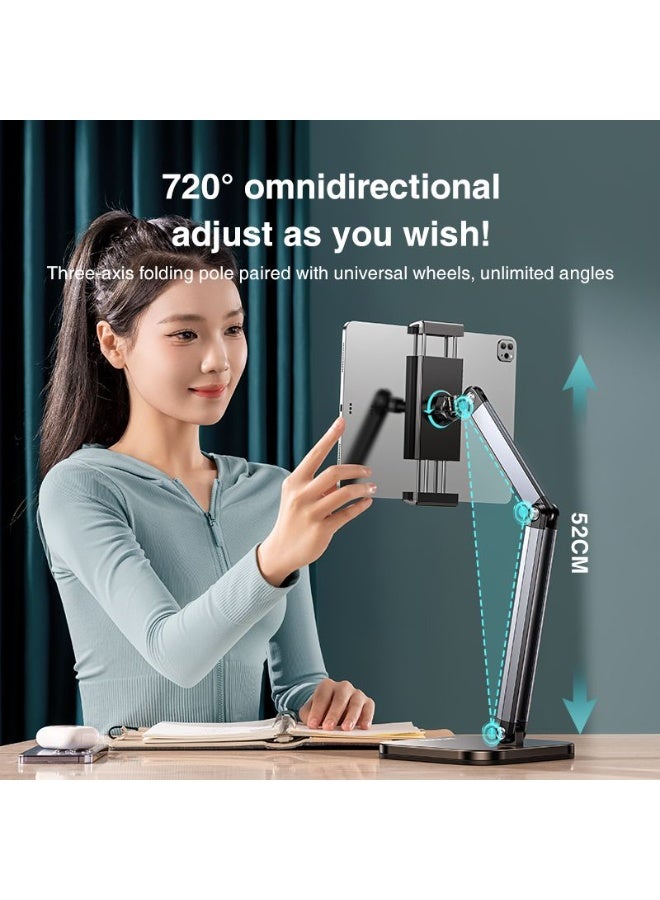 روتاكو حامل RTAKO 911JD متعدد الوظائف ذو ذراع ناتئ للهواتف المكتبية والأجهزة اللوحية - Image 2