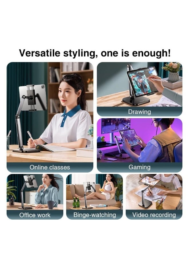 روتاكو حامل RTAKO 911JD متعدد الوظائف ذو ذراع ناتئ للهواتف المكتبية والأجهزة اللوحية - Image 5