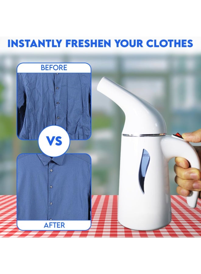 كيلا مكواة بخار للملابس، تصميم محمول باليد، سعة كبيرة 160 مل، بخار قوي ومخترق، يزيل التجاعيد، للمنزل والمكتب والسفر - Image 3