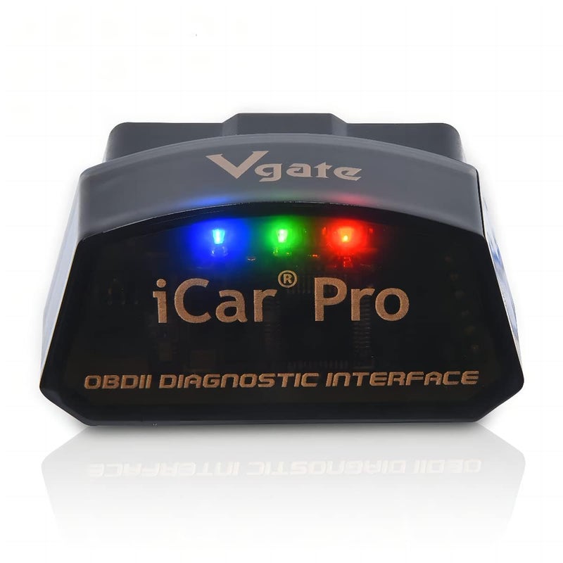Vgate iCar Pro Bluetooth 4.0 (BLE) OBD2 Fault Code Reader OBDII Code Scanner Car Check Engine Light for iOS/Android - Image 1