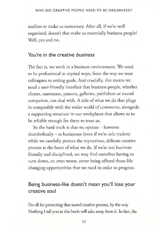 Organizing Your Creative Career - Image 5