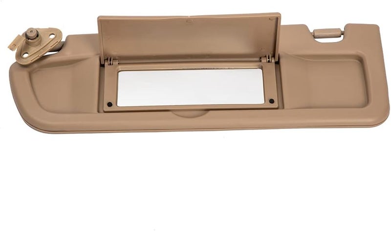HIMIKI Beige Left and Right Sun Visor Compatible with 2006-2011 Honda Civic - Image 3