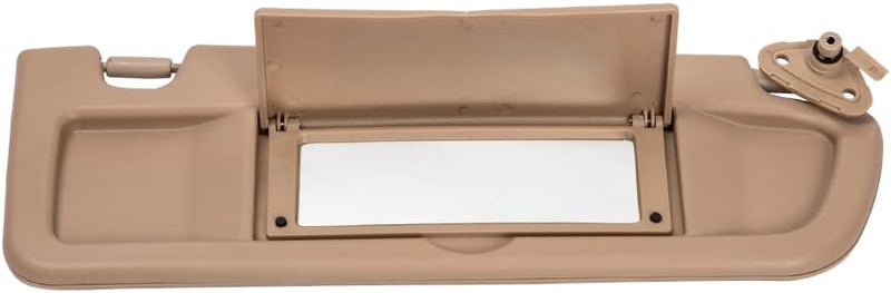 HIMIKI Beige Left and Right Sun Visor Compatible with 2006-2011 Honda Civic - Image 2