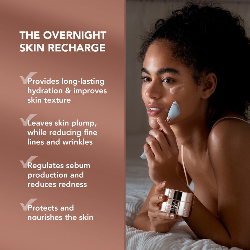 FOREO SUPERCHARGED Ultra hydrating Night Mask - Night Face Moisturizer - Deeply Replenishing Moisturizer Face Cream - Rejuvenating - Vegan - Cruelty & Gluten-Free - 2.5 oz - Image 2