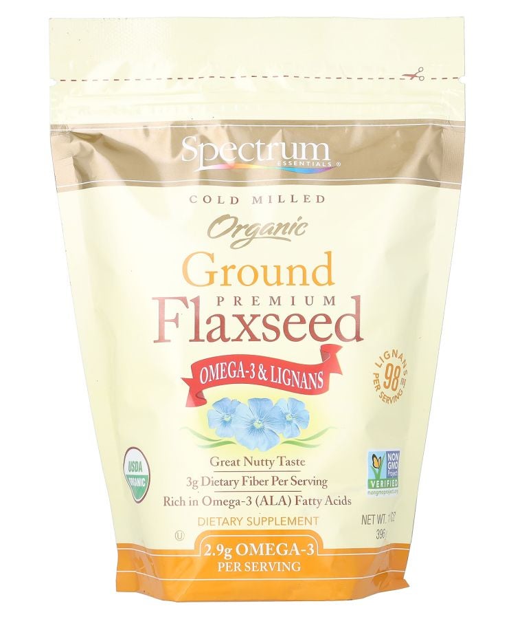 Spectrum Essentials Organic Ground Premium Flaxseed 14 oz (396 g)