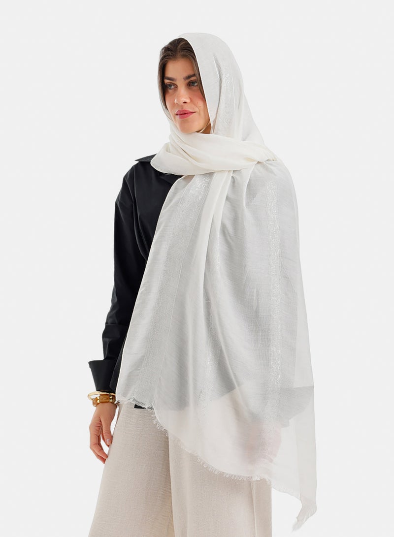 Carina Soft Damask Style Scarf - Image 2