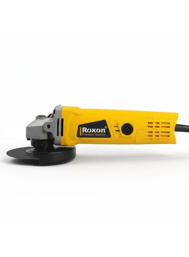 ROXON 750W Heavy Duty Angle Grinder 4.5 Inch – RX-115B Electric Corded Handheld Grinding Machine, 11000 RPM High Speed Metal Cutter and Polisher with M14 Spindle Lock and Rear Switch for Workshop - Image 2