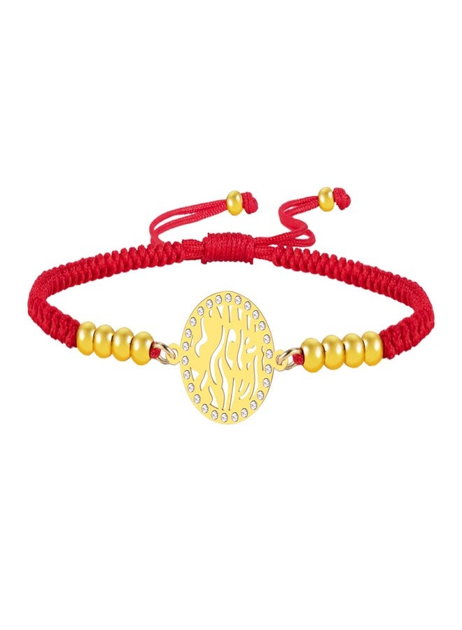 EUEAVAN Shema Israel Bracelet Hear O' Israel Hebrew Prayer Bracelet Sh'ma Shema Yisrael Handmade Braided Rope Jewish Kabbalah Judaica Jewelry Women - Image 1