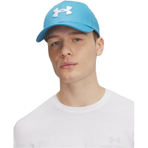 Under Armour Men's Blitzing Cap Stretch Fit, (452) Ether Blue / / White, Large/X-Large - Image 3