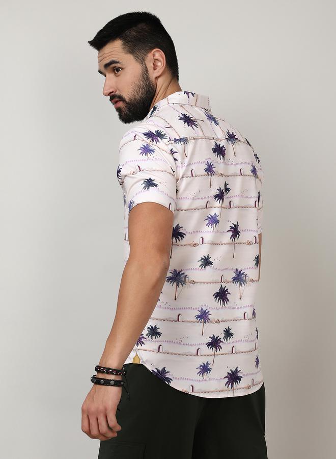 كامبوس سوترا قميص ديزرت بالم بقصة عادية من ستايلي - Image 3