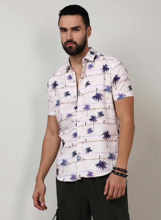 كامبوس سوترا قميص ديزرت بالم بقصة عادية من ستايلي - Image 1