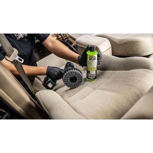 Chemical Guys ملحق فرشاة الحفر متعددة الأسطح من كيميكل غايز ACC506 خفيف الوزن (يتناسب مع أي حفر قياسي - منظف قوي يزيل البقع وينظف الأقمشة والسجاد برفق) ، رمادي - Image 5