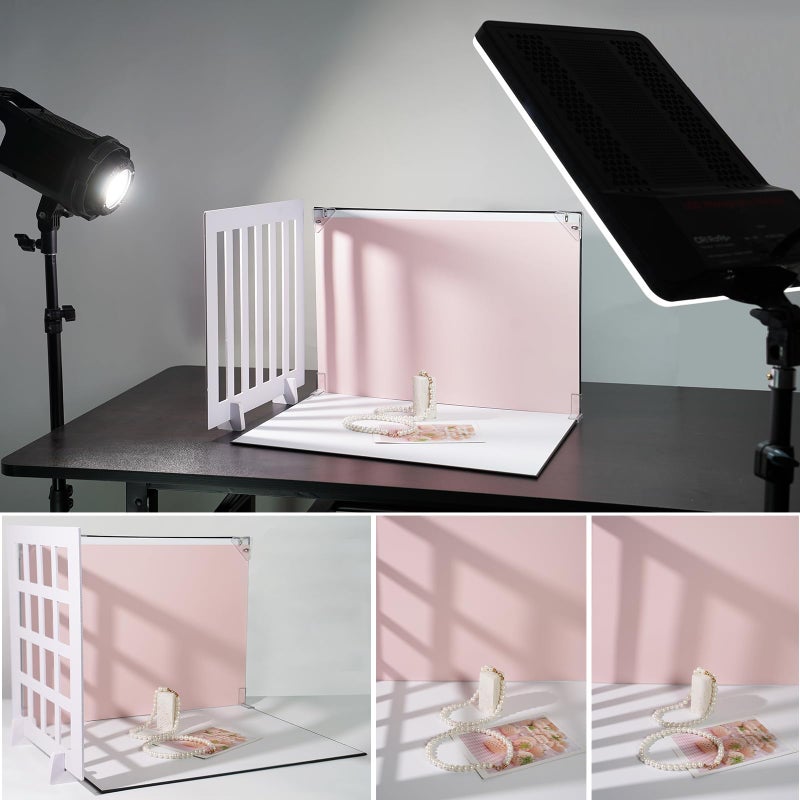 Yoocheese Photography Backdrop Product Photo Background: 10pcs/20pattern Small Product Photoshoot Props kit for Food Jewelry Mini Items Picture. (16.5x11.7inch Board Plus) - Image 2