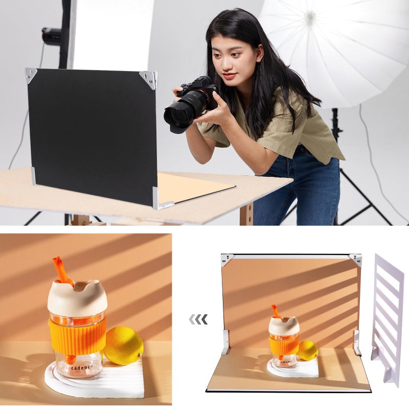 Yoocheese Photography Backdrop Product Photo Background: 10pcs/20pattern Small Product Photoshoot Props kit for Food Jewelry Mini Items Picture. (16.5x11.7inch Board Plus) - Image 5