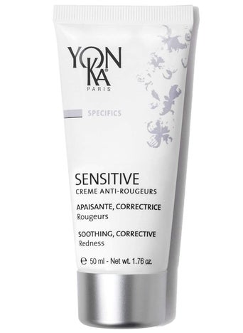 Yonka Yon-Ka Sensitive Skin Cream Anti-Redness, Rosacea and Redness Relief Color Corrector with Natural Green Mineral Pigments, Fragrance-Free, 50ml 