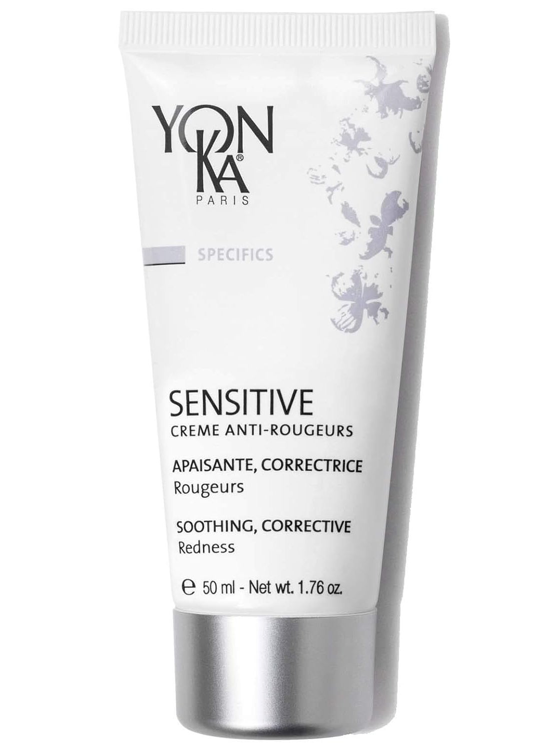 Yonka Yon-Ka Sensitive Skin Cream Anti-Redness, Rosacea and Redness Relief Color Corrector with Natural Green Mineral Pigments, Fragrance-Free, 50ml 